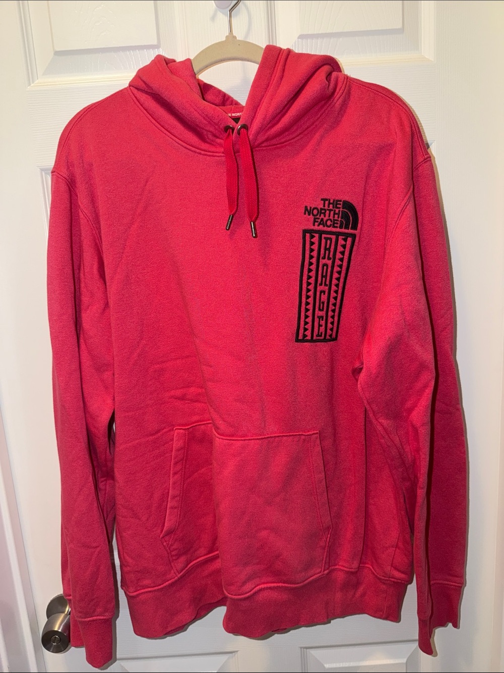 The North Face Men's Bright pink Pullover Hoodie